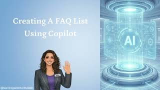 Creating FAQ's in Microsoft Copilot