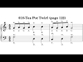 018-Tea Pot Twirl (page 122) music sheet
