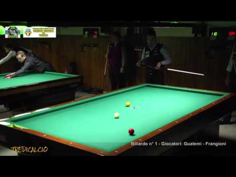 GUALEMI vs FRANGIONI - 5°Torneo Biliardo CARRARESI -28/02/2016 Campi Bisenzio FI.