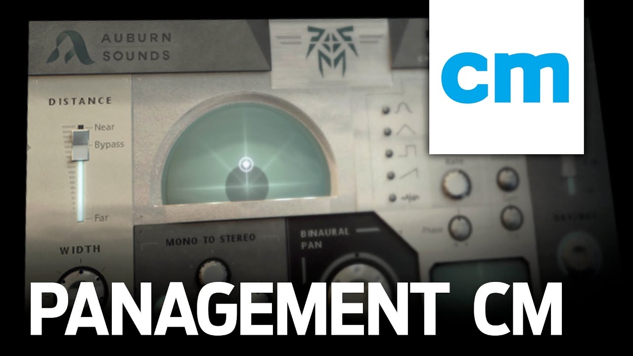 FREE VST/AU stereo widener & binaural panner: Panagement CM - YouTube