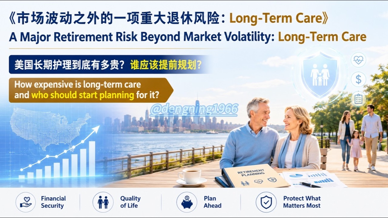 《市場波動之外的一項重大退休風險：Long-Term Care》  — 美國長期護理到底有多貴？誰應該提前規劃？
