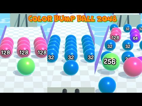 Color Bump Ball 2048 - 3D Merge Run ASMR