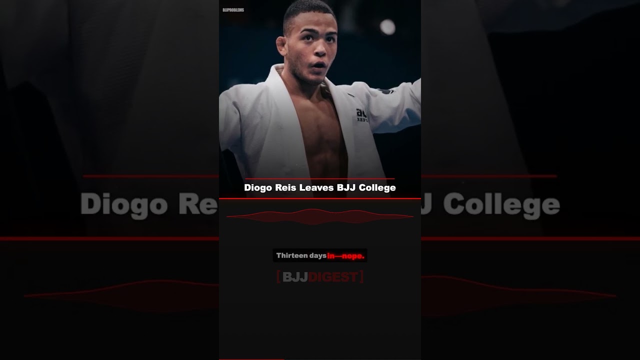 Why Diogo Reis Left BJJ College #Shorts