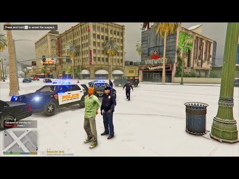 GTA 5 - SNOW PATROL! Best of Christmas LSPDFR Cops/Military Army Patrols (Christmas Special Part 1)