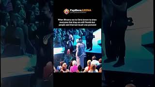 Rihanna ran to chris brown and hugged him to show that they are still friends #rihanna #celebrity