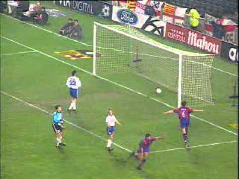 Barcelona 5 - Zaragoza 2 (Ida Semifinales Copa del Rey 97/98)