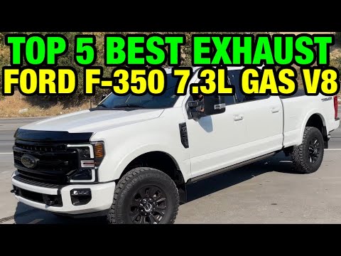 Top 5 BEST EXHAUST Sounds for Ford F-350 7.3L GASSER V8!