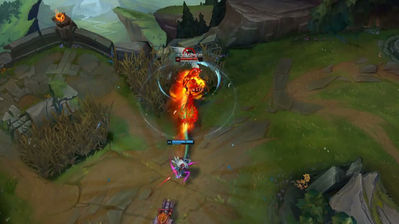 Canceling Mordekaiser's R with Quinn's Q