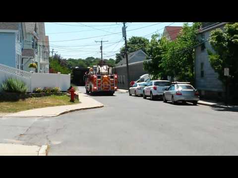 Stoneham MA Ladder 1's turn for a medical run. 6/25/16.