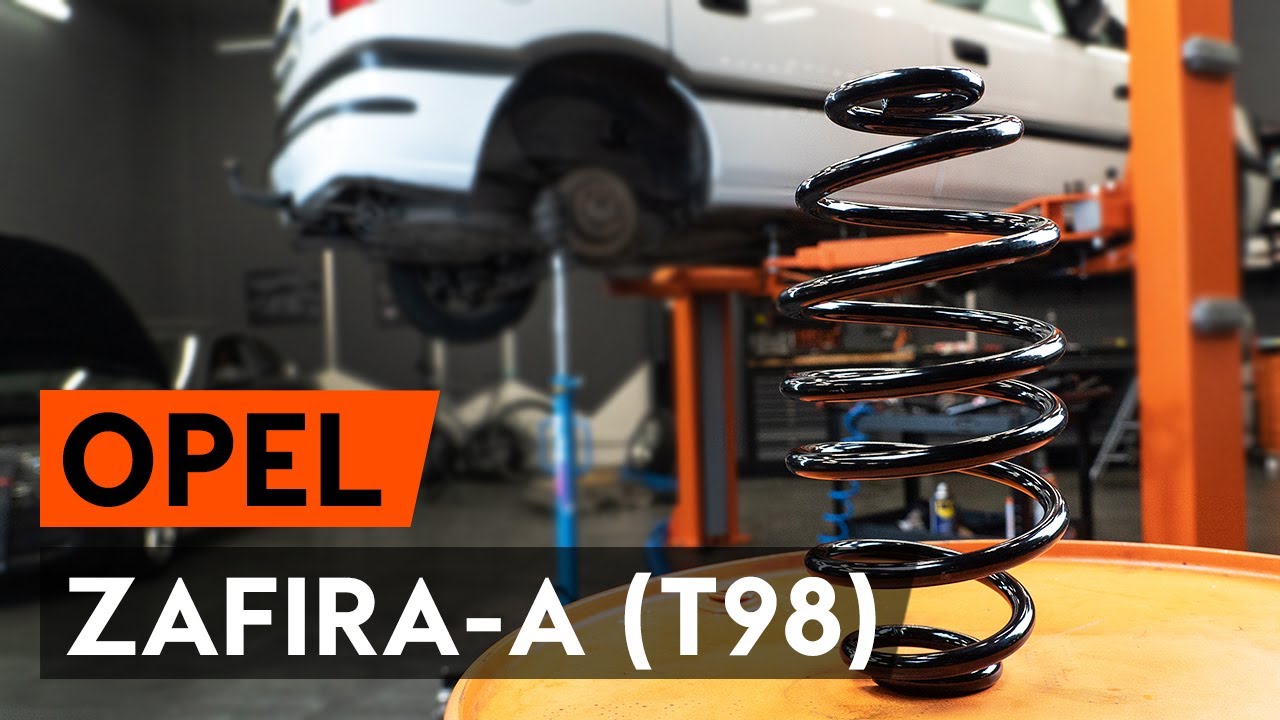 Hoe spiraalveer achteraan vervangen bij een Opel Zafira F75 – vervangingshandleiding