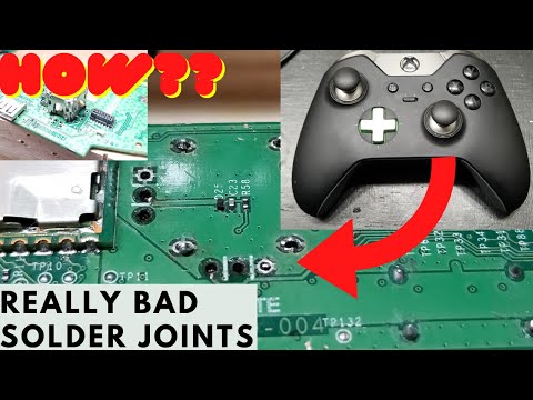 Repairing a broken elite series 1 Xbox One controller analog stick.