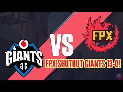 FPX shutout Giants Gaming 13-0 on Map 2!