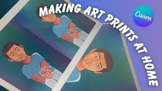 Creating and Printing Art Prints at Home | Creating Art Prints on Canva