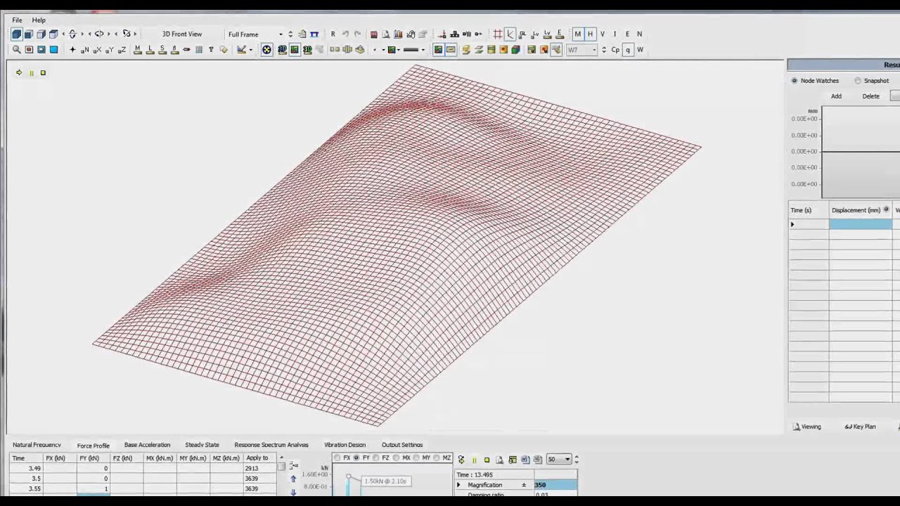 Time-History Analysis Examples