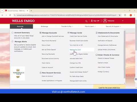 Wells Fargo Replacement Card