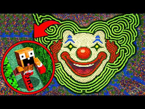 НЕ ХОДИ ТУДА!😱 САМЫЙ УЖАСНЫЙ ЛАБИРИНТ В МАЙНКРАФТ!
