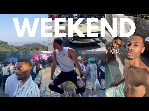 Weekend Vlog| My Return | Black Market Flea| Hiking & Vibes