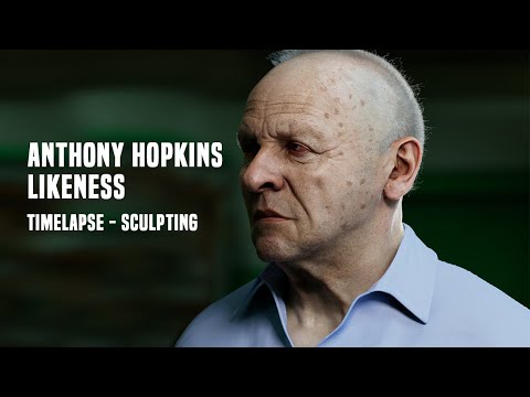 Anthony Hopkins Likeness Sculpt - Timelapse