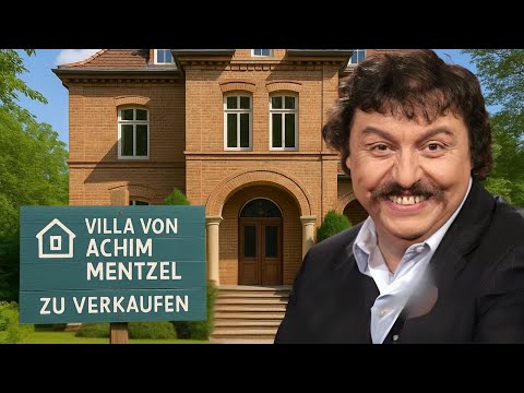 The abandoned house of Achim Mentzel, in which he died, and his net worth