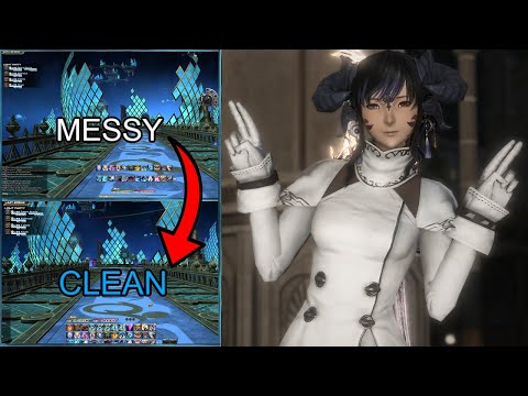 QoL UI Settings & Cleaning up HUD Layout in FFXIV