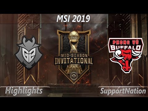 G2 vs. PVB Highlights MSI 2019 | Group Stage Day 5 | PVB vs G2 | 2019 Mid-Season Invitational