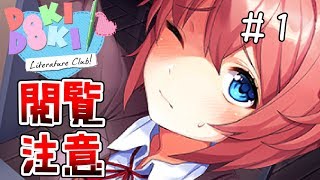 精神崩壊！？恐怖のギャルゲーを実況プレイ【ドキドキ文芸部-Doki Doki Literature Club!-】＃1