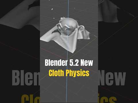 Easy Cloth Tearing, Pinning in Blender 5.2 Beginner Tutorial #blender3d #blendertutorial