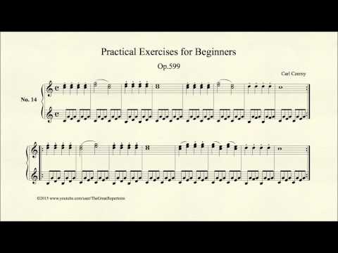 Czerny, Practical Exercises for Beginners, Op 599 , No 14