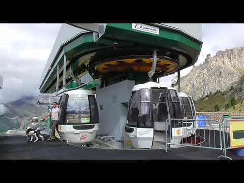 Risalita integrale cabinovia Agamatic "Pian Frataces - Gherdecia" - Canazei (TN)