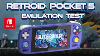 Retroid Pocket 5 Emulation Test - Blade Chimera(Nintendo Switch)