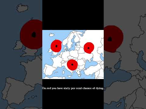 I put nukes on Europe #shorts #trending #nuke #map #hide #mapping #nukes #radiation