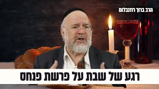״רגע לפני שבת״ על פרשת פנחס תשפ״ד - הרב רוזנבלום בקטע מדהים! 🥂