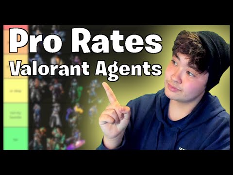 VALORANT "Pro" RATES THE  AGENTS not clickbait (Tier List)