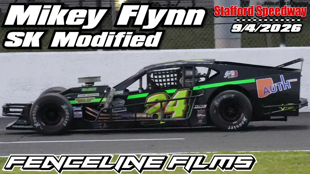 Mikey Flynn SK Modified at Stafford Speedway