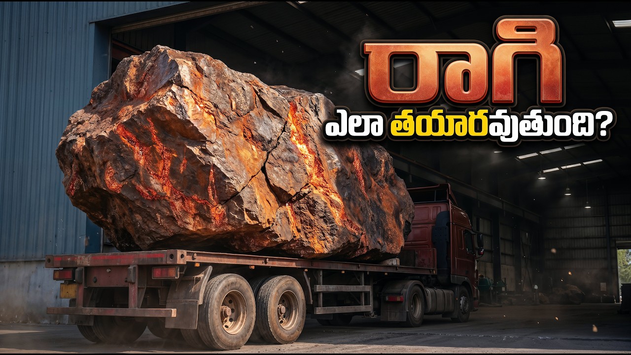 నేల అడుగున ఉన్న రాతి నుంచి రాగి ఎలా పుడుతుంది? | How Copper is Made