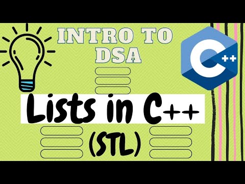 Let's Learn STL Lists | Standard Template Library | Data Structures