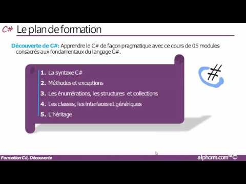 Présentation de la formation Découverte de C