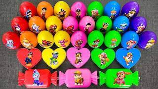 Looking For Paw Patrol Clay With Slime Coloring: Ryder, Chase, Marshall,...Satisfying ASMR Video