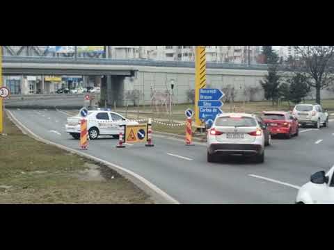 Podul Viilor - avarie la apă, trafic redirecționat