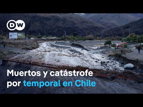 Chile declara el estado de catástrofe tras lluvias históricas