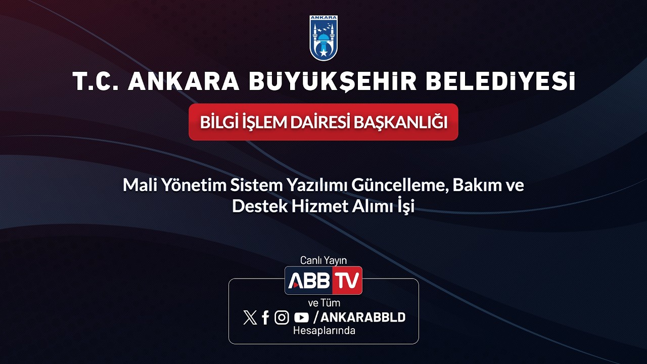 BİLGİ İŞLEM DAiRESi BAŞKANLIĞI -Mali Yönetim Sistem YazılımıGüncelleme, Bakım Ve DesHizmet Alımı İşi