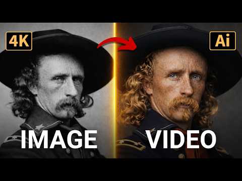 20 Wild West Legends: AI Colorized & Animated (Custer, Ringo, Pearl Hart)