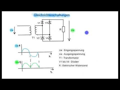 Gleichrichterschaltung - Zweipuls-Brückenschaltung - #elektrotechnikbasis123