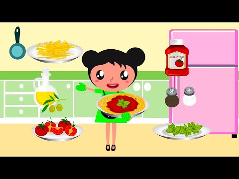 SPAGHETTI - ŚPIEWAJĄCE PRZEPISY | Piosenki dla dzieci - Małgorzata Kosik