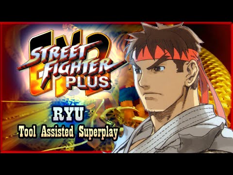 【TAS】STREET FIGHTER EX2 PLUS (PSX \ 1999) - RYU