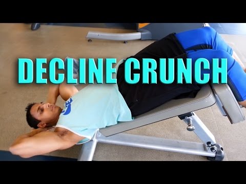 DON&#39;T KILL YOUR BACK  How to do a proper decline crunch