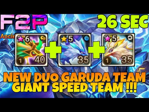 NEW DUO GARUDA TEAM !!! 2 GARUDA + TESHAR IN GIANT ABYSS HARD SPEED TEAM #summonerswar
