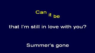 Karaoke Paul Anka   Summer´s gone