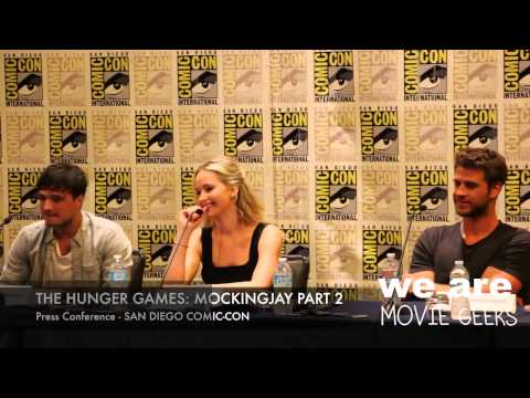THE HUNGER GAMES: MOCKINGJAY 2 press conference at SDCC