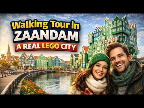 Walking Tour in Zaandam - A Real lego city